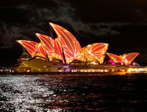 Embellishing an icon (the Sydney Opera House is transformed during the Vivid Sydney Festival of Light)