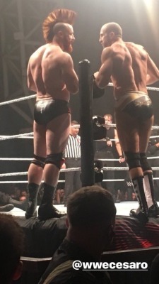 deidrelovessheamus:  Sheamus IG Story pics with Cesaro from #WWEMinehead.