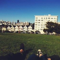 In San Francisco basking in the sun. #tbt