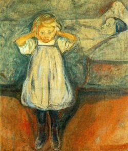 artist-munch:  The Dead Mother via Edvard Munch Size: 99x90 cmMedium: