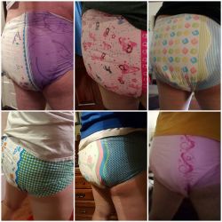 db4ever:  Mommies had me wear lots of different diapers lately.