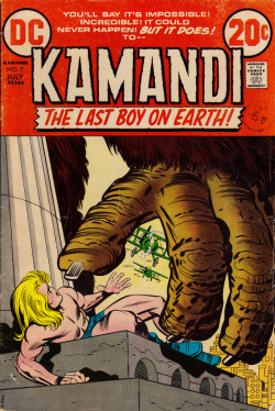 Kamandi No. 7 (DC Comics, 1973). Cover art by Jack Kirby.From
