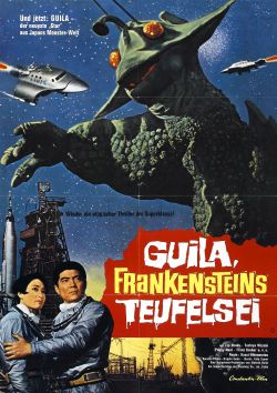 kaijusaurus:  German poster for THE X FROM OUTER SPACE, as GUILA,