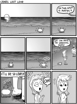 tastefullyoffensive:  “Crab’s Lost Love” (comic