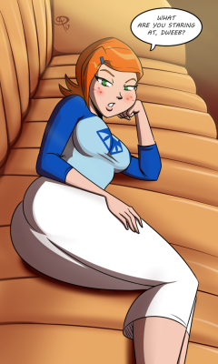 chillguydraws:  Gwen’s 10New pinup for best Ben 10 gal Gwen.