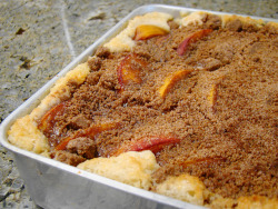 veganfeast:  Peach Cobbler on Flickr.