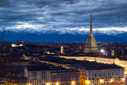 citylandscapes:  Turin and its beautiful mountains in northern