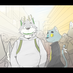 tropicalsleet:  ［Ｒｉｎｇ  ａ  Ｂｅｌｌ］ Being in the city during the holiday season with him is something I was really looking forward to, no matter how crowded it was. San José is a lot nicer when you’re around. 