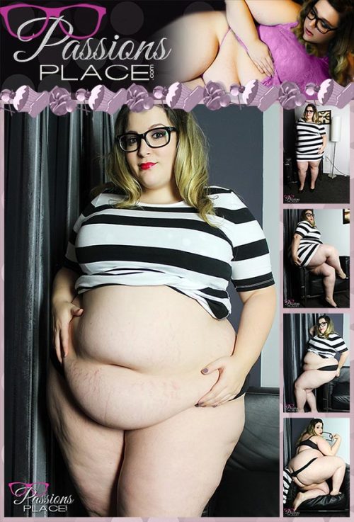 passionbbw:Wanna see me model and squeeze into this striped dress? Head on over to PassionsPlace.com and become a member today for special access to 10  sets and videos, plus a personally updated blog posts from yours truly only available to members!