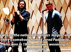 bottomdiluc:  A fan asks Jared about winning the national forensics