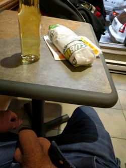 extremeexhib:  ruff-tiger:Sorry for the mess, subway! Some shots