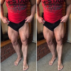 xxxalphaduo:  Korey’s Legs are just so Fucking hot 🔥🔥😍😍