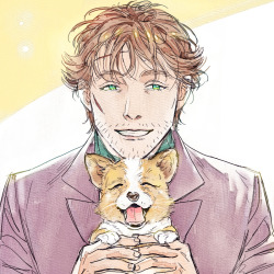 nnarinn:  Love to draw Hannigram with dogs 