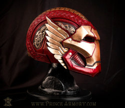 adorablypainfulcat:  Asgardian Iron Man Helmet by Azmal 