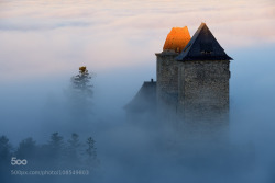 random-photos-x:  Kašperk castle, Šumava mountains by pavelourednik.