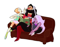 konidraws:  “G..Garnet? Are you sure that’s how baby slings