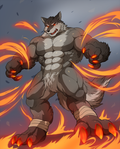 Flame WolfArtist: Vress    On FA    On Twitter