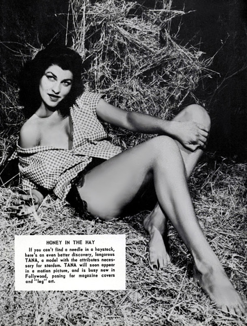 Tana (The Temptress) appears in the premiere issue of ‘SAN FRANCISCO CONFIDENTIAL’ magazine; published in November of 1955..
