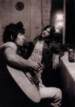 songssmiths:  Keith Richards and Gram Parsons 