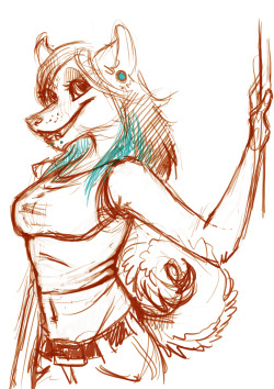 kairaanix:  raenyras:  sketched out a fursona or something of
