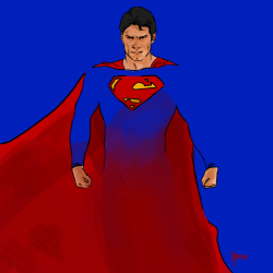 heitorfraga:  “Superman”, made with Wacom Intuos and Photoshop