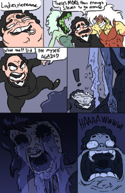havesomemoore:  More messed up dreams with Steven!   LMFAOOO!