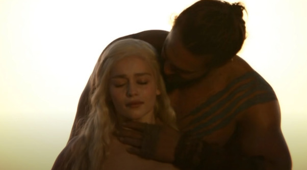 Khal Drogo and Danaerys’s sex scene interuptionKhal Drogo and