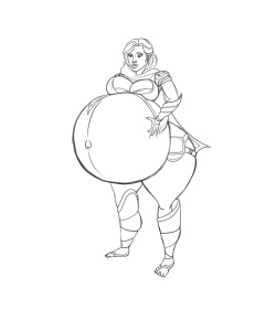 Dota 2 - Preggo WindRanger sketch