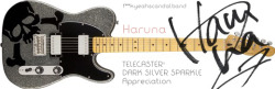fuckyeahscandalband:  SCANDAL’s HARUNA; Fender TELECASTER Appreciation