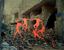 qamaranwzaytoun:  from artist Tammam Azzam’s “Syrian Museum”