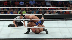 Hot pin cover by Cesaro on Swagger. Pressing his bulge right