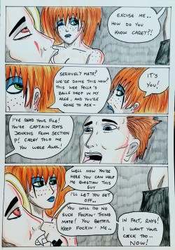 Kate Five vs Symbiote comic Page 152  She’s hungry for