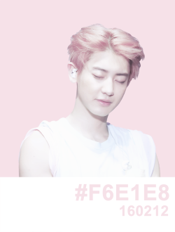 chanyeollipop:  yeolâ€™s colored hair - january - february