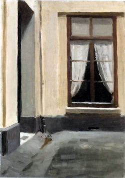 10 peira: Edward Hopper:  Interior Courtyard at 48 rue de