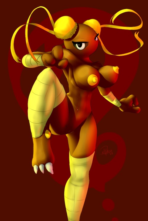 Female Hitmonlee for tamauge  This is all I could find for a female one