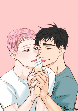 ebony-withdraw:  matsuhana, icecream 