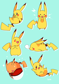 sukeart:  a few pikas :3c