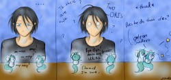 spectralpony:  Meet my older brother Ukiko. ^-^  ….th-there’s
