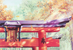 kanariiya:  Inari, Konkon, Koi iroha OVA scenery: Inari Shrine