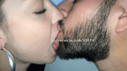 kissingchannel: Friday and Kat kissing.  CLICK HERE FOR THE FULL