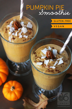 thevegancookiefairy:  alloftheveganfood:  Vegan Pumpkin Beverage