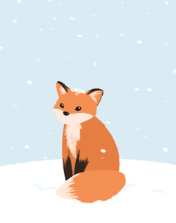 vulcanyounot:  A fox in snow because it’s winter somewhere.