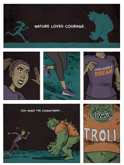 libertesedosistema:  zenpencils:  NATURE LOVES COURAGE by Terence