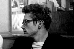   James Dean photographed by Dennis Stock, 1955. 