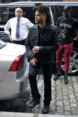 celebritiesofcolor:  The Weeknd out in NYC