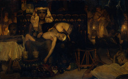 welovepaintings:  Sir Lawrence Alma-Tadema (1836-1912) Death