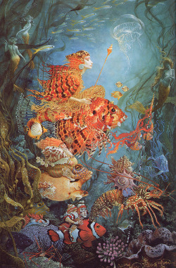 artsytoad:James C. Christensen, Fantasies of the Seas