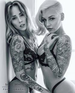 altmodelgirlcrush2:  Alysha Nett @alysha & Samii Ryan @bysamiiryan