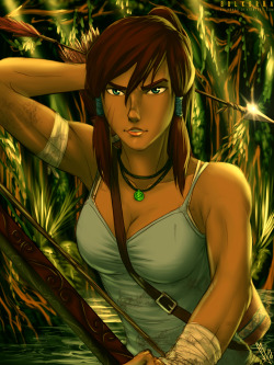 solkorra:Tomb Raider Reborn with Korra II by SolKorra  <3