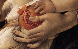hydrargyria:  La Madonna della melagrana, Sandro Botticelli